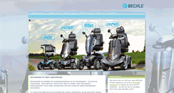 Desktop Screenshot of bechle-mobility.de